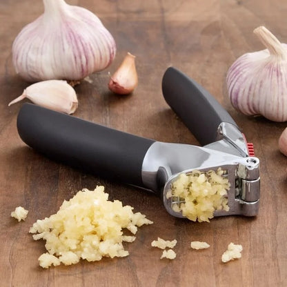 Stainless Steel Garlic Press — Rust-Resistant, Easy-to-Clean Garlic Mincer