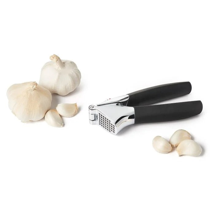 Stainless Steel Garlic Press — Rust-Resistant, Easy-to-Clean Garlic Mincer