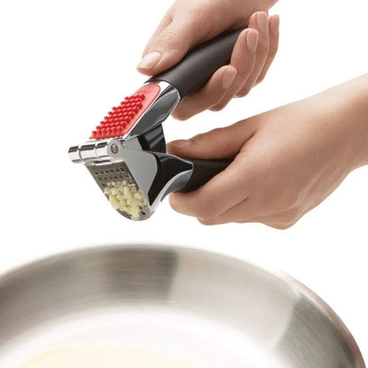 Stainless Steel Garlic Press — Rust-Resistant, Easy-to-Clean Garlic Mincer